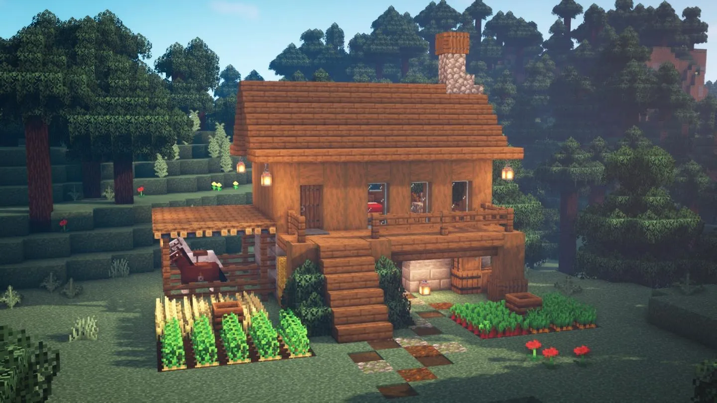 Minecraft construir casa familiar